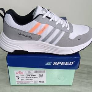 SPEED-MEN SPORTS-WHT/BLK-<br> LIFE LINE (6X10)
