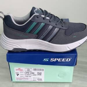 SPEED-MEN SPORTS-D GRY/L GRY-<br> LIFE LINE (6X10)