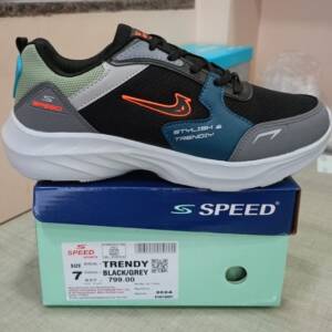 SPEED-MEN SPORTS-BLK/GRY-<br>NEW TREND (6X10)