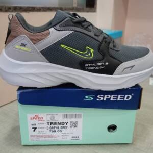 SPEED-MEN SPORTS-D GRY/L GRY-<br>NEW TREND (6X10)