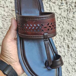 BLUE POP-MEN SLIPPER-BROWN-<br>BPSGENTLE