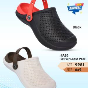 ZIPLITE -MEN LOOSE CLOGS<br>9981 (6X9)