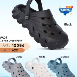 ZIPLITE -MEN LOOSE CLOGS<br>12086 (6X9)