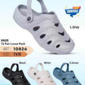ZIPLITE -MEN LOOSE CLOGS<br>10826 (7X10)