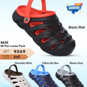 ZIPLITE -MEN LOOSE CLOGS<br>9269 (6X9)