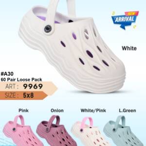 ZIPLITE -WOMEN LOOSE CLOGS<br>9969 (5X8)