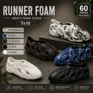 ZIPLITE -MEN LOOSE CLOGS<br>RUNNER FORM