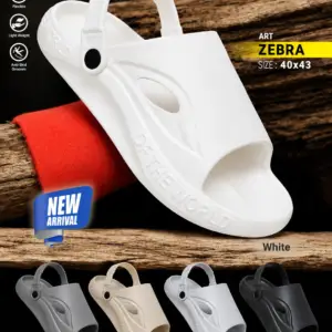 ZIPLITE -MEN LOOSE CLOGS<br>ZEBRA