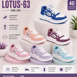 ZIPLITE -WOMEN SNEAKER<br>LOTUS-63