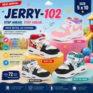 ZIPLITE -KIDS SNEAKER<br>JERRY-102
