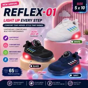 ZIPLITE -KIDS SNEAKER<br>REFLEX-01