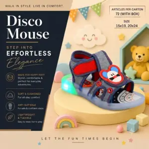ZIPLITE -KIDS SANDAL<br>DISCO MOUSE
