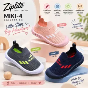 ZIPLITE -KIDS SHOES<br>MIKKI-4