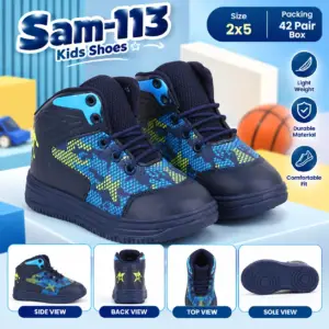 ZIPLITE -KIDS SHOES<br>Sam-113 (2X5)