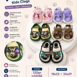 ZIPLITE -KIDS LOOSE CLOGS<br>TOM & JERRY